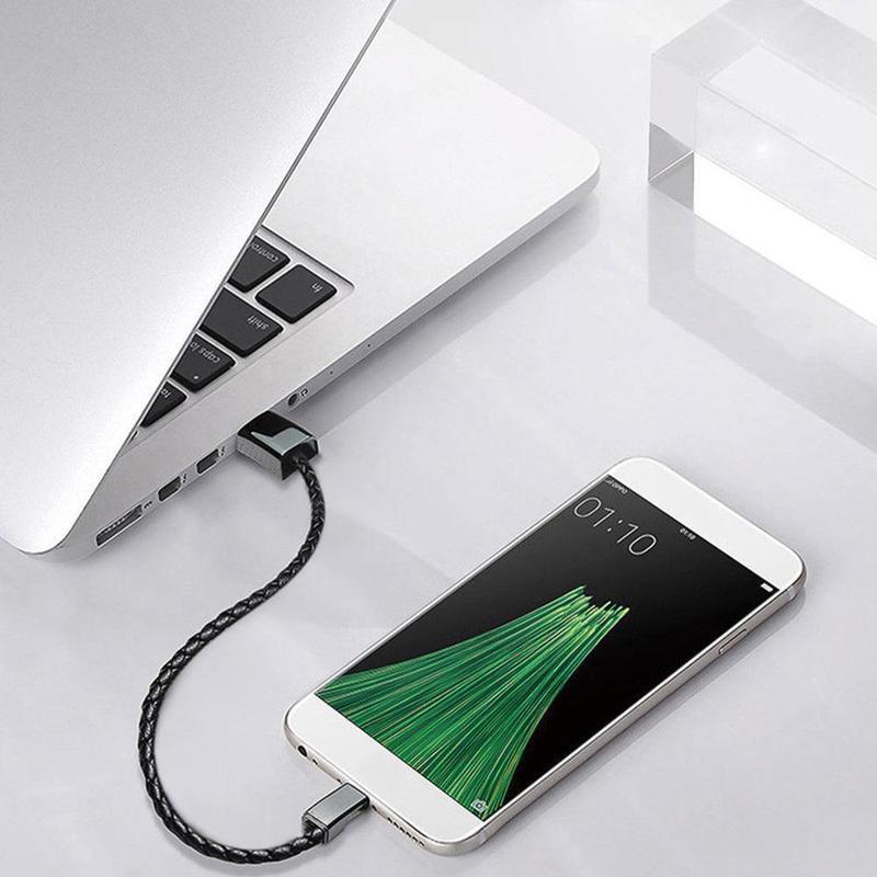 USB Bracelet Charger β Leather Design