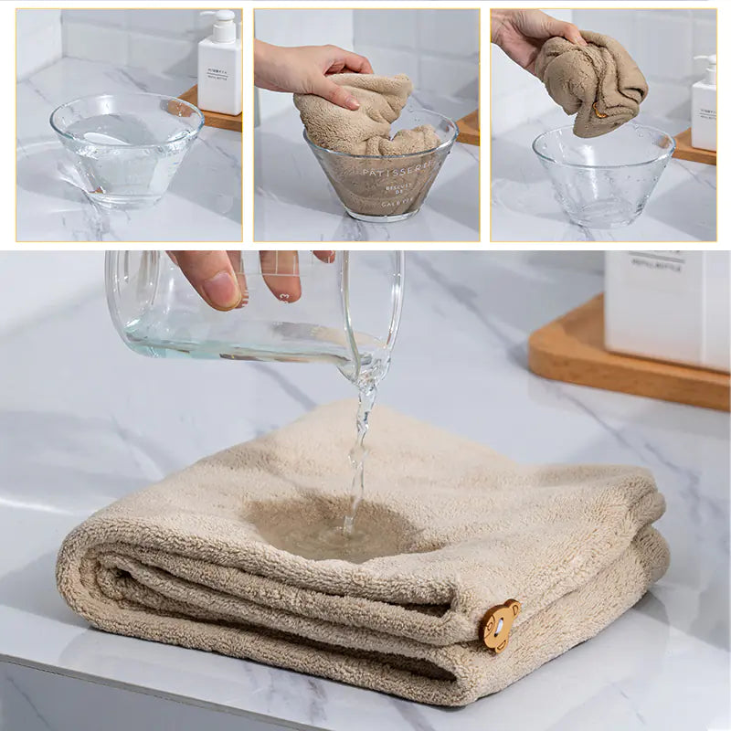 Microfiber Fast Hair Drying Towel